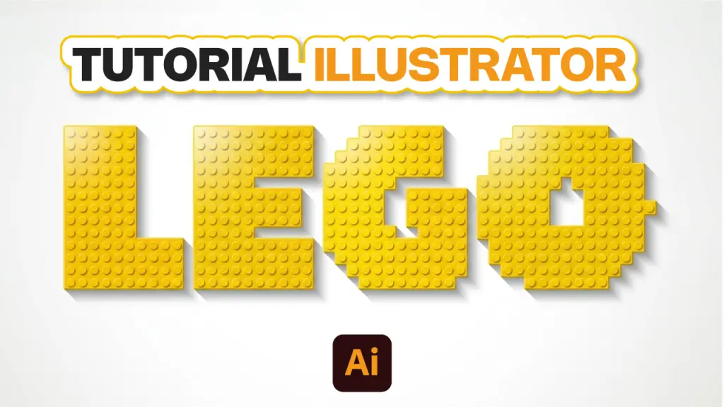 Crea un TESTO LEGO con Illustrator: Risultato Incredibile!